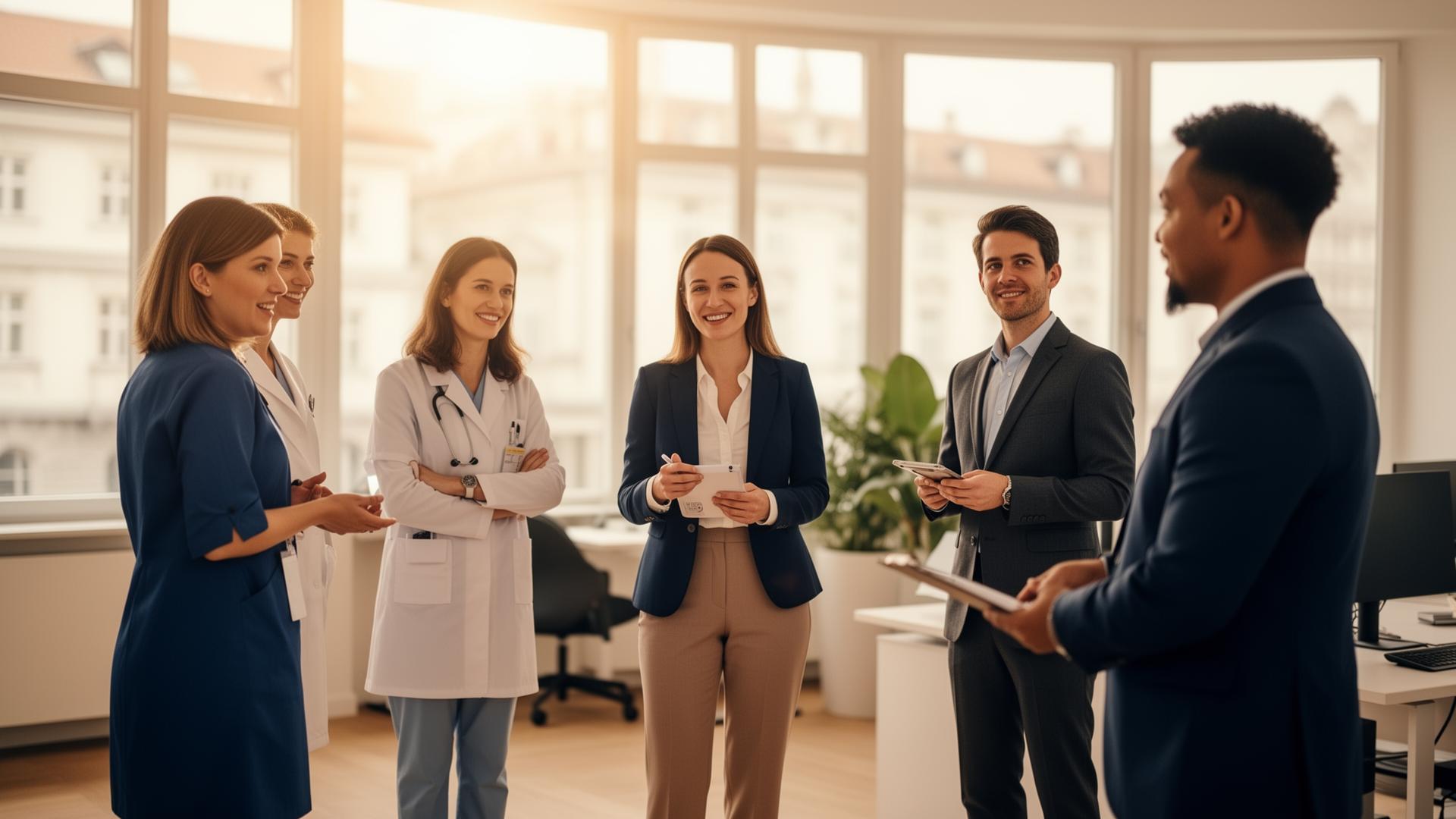 Internationales HR- und Pflegeteam in Wien